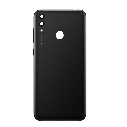 Back Cover For Huawei Honor 8C Battery Cover Door Rear Housing Case Replacement For Huawei Honor 8C BKK-L21 Battery Cover: Black