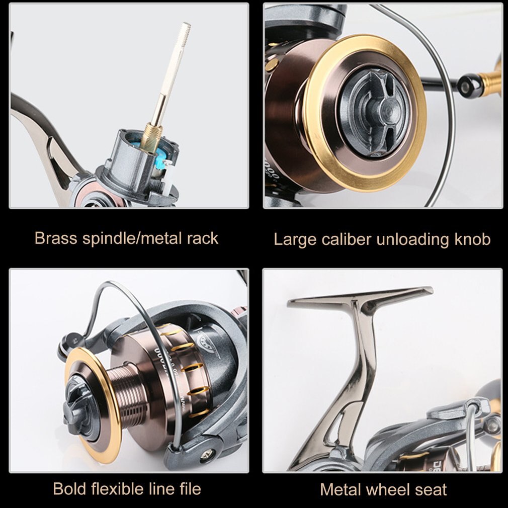 Fishing Spinning Reel Ultra High Capacity Heavy Duty Long Casting Offshore Rust Resistant Large Big Game Fishing Reel