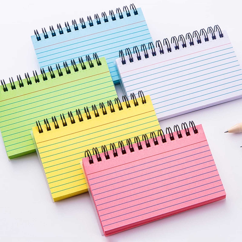Mini To-do-list Pocket Notepad Small Notebook Journal Spiral Planner Notepad 50 Sheets Tearable for Office Women Men Journaling