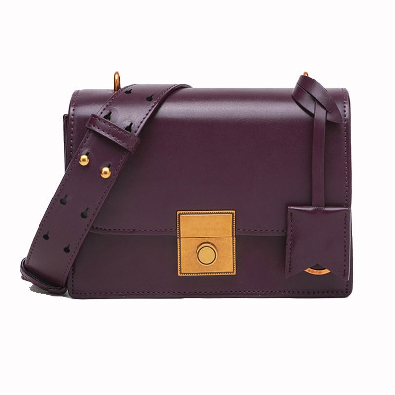 Bred skulderrem dame koreansk stil lille frisk skulder/crossbody taske lille firkantet taske kvinder