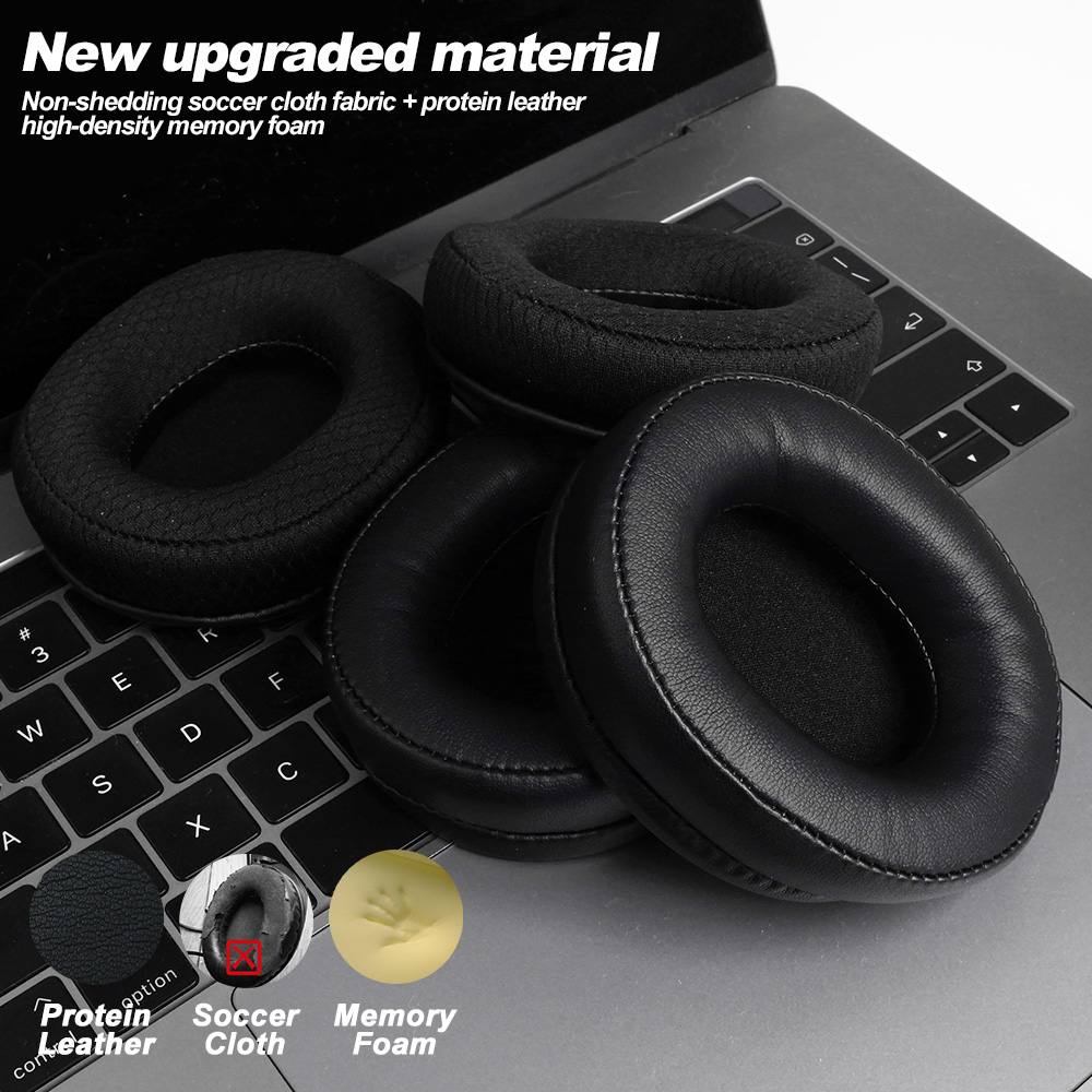 Øretelefonpuder til sennheiser  hd457 hd447 hd497 hd202 hd203 hd212 hd65 tv udskiftelige ørepuder hovedtelefoner ørekopper memory