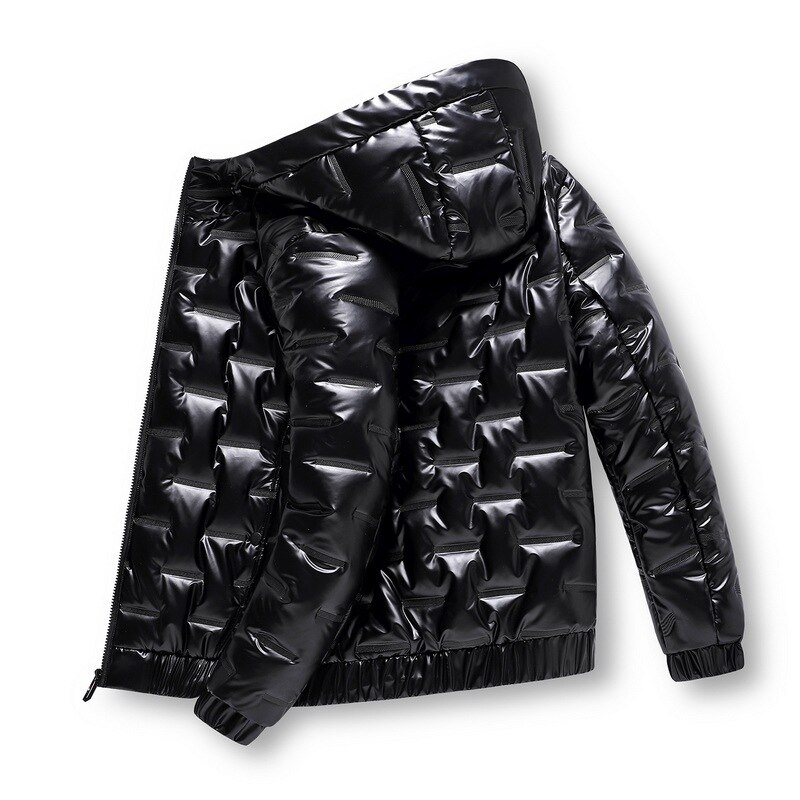 Winter Parkas Jacke Männer Warme Schnee Jacke Männer Mit Kapuze glänzend Parkas Wasserdichte Windjacke Männer Plus Größe M-6XL Chaqueta hombre