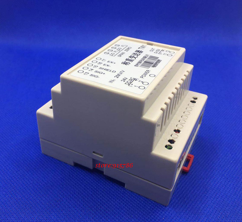 1pcs One into One out Load Cell Signal Amplifier 1mV/2mV/3mV/V Weighing Transmitter Amplifier Output 4-20mA0-5V0-10V