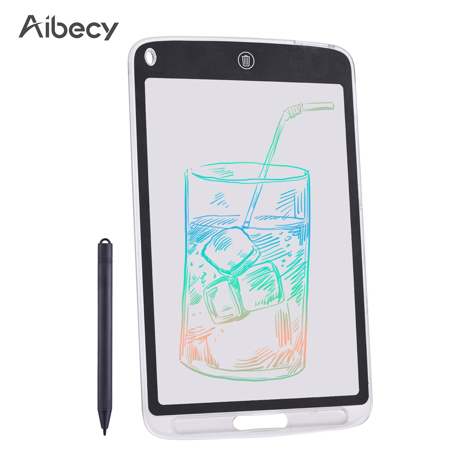 10 Inch LCD Writing Tablet Translucent Copy Drawing Board Digital Handwriting Pad Color Screen with Stylus Pen Lock Function
