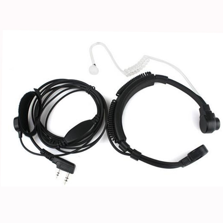 Tube acoustique extensible PTT gorge Microphone écouteur pour UV-5R Bf-888s CB Radio talkie-walkie accessoires Baofeng casque