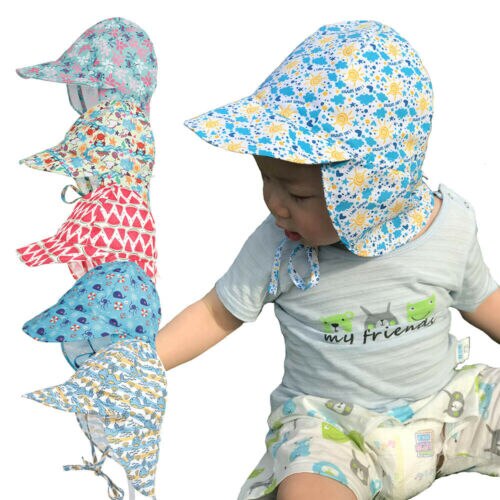 NEUE Babys Sonnenhut Sommer Strand Hütte Sonne Kappe UV Schutz Neugeborenen Kleinkind freundlicher Jungen Mädchen Sonne Kappe Headwear außen S/L