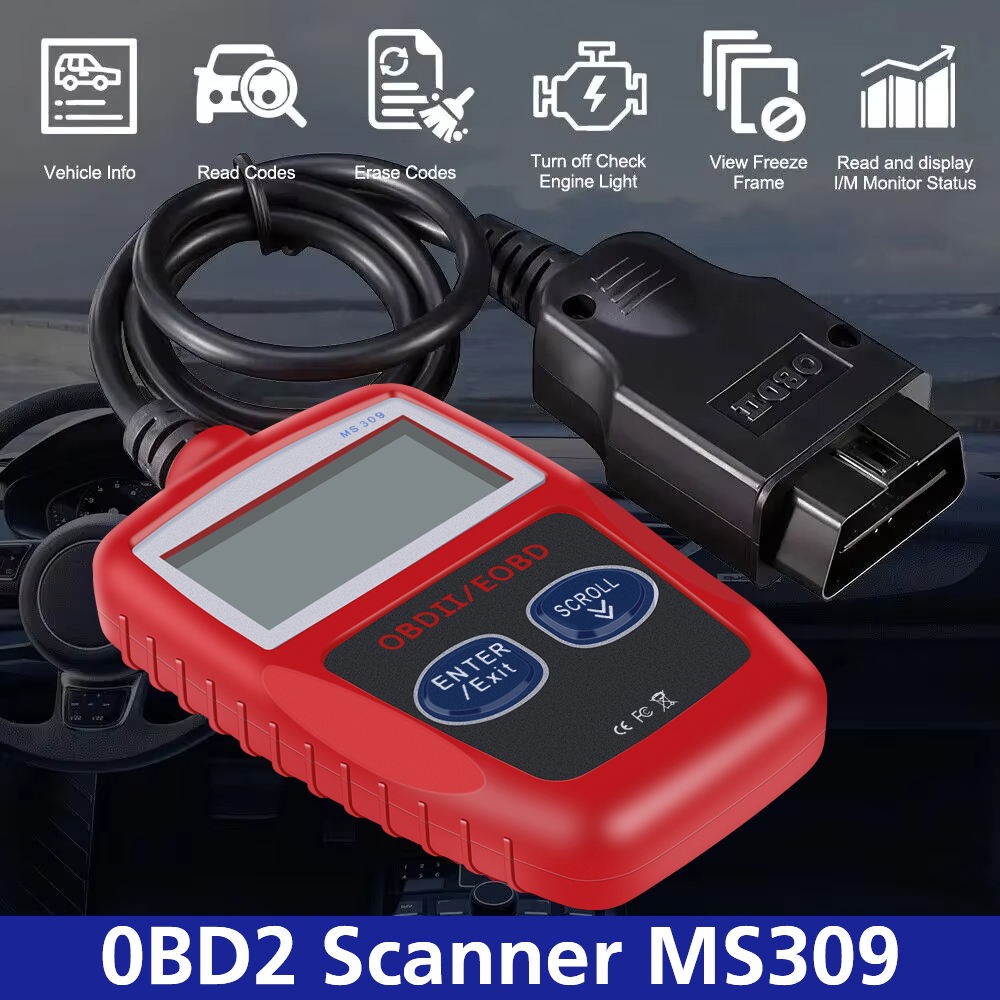 Obd 2 scanner digital display fehler code klar universelle version obd2 code leser multifunktion ale auto diagnose tools