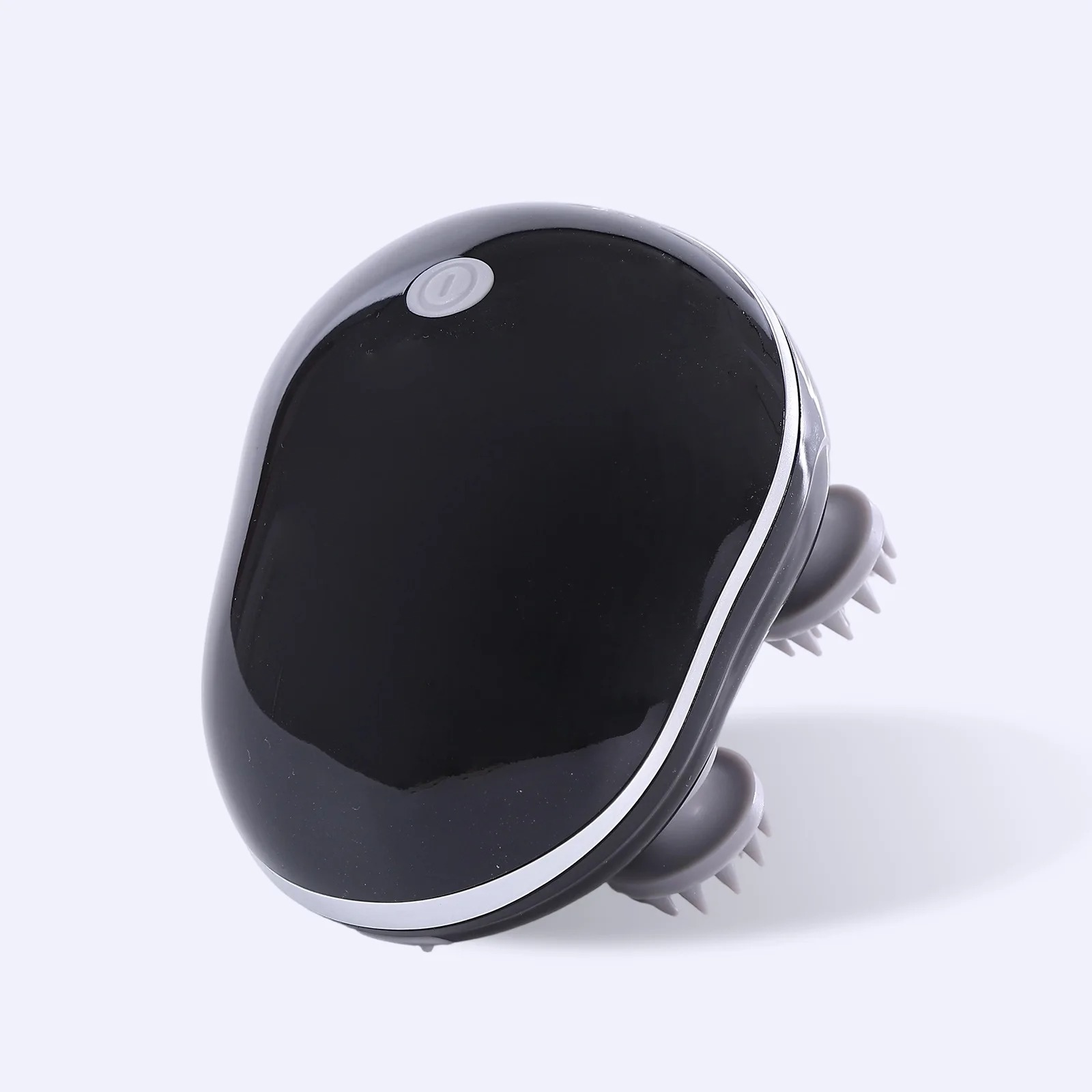 Electric Scalp Head Massager Red Light Therapy Antistress Relax Body Massage Remove Muscle Tension Tiredness Massageador Tool: WHITE