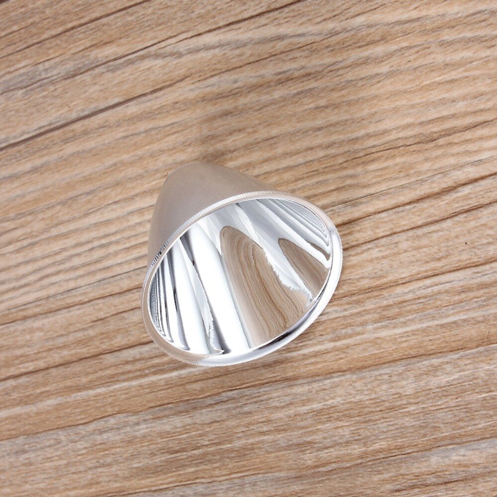 Vervanging Reflector Cup Lampenkappen Aluminium Zilver Voor C8 Xm-L Led Zaklamp Zaklamp Diy Lamp Licht Eenvoudig Te Installeren Geen gereedschap