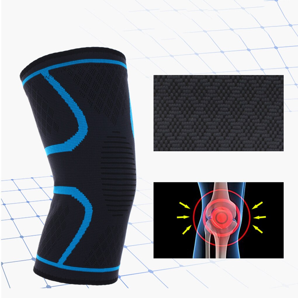 1PCS Fitness Running Cycling Knee Support Braces Elastic Nylon Sport Compression Knee Pad Sleeve for Basketball Volleyball