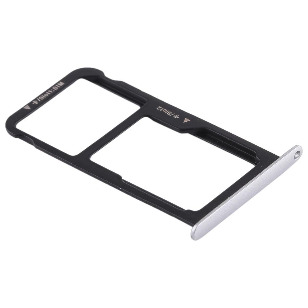 Ipartsbuy Sim Card Tray + Sim Card Tray / Micro Sd-kaart Voor Huawei P9 Lite: Zilver