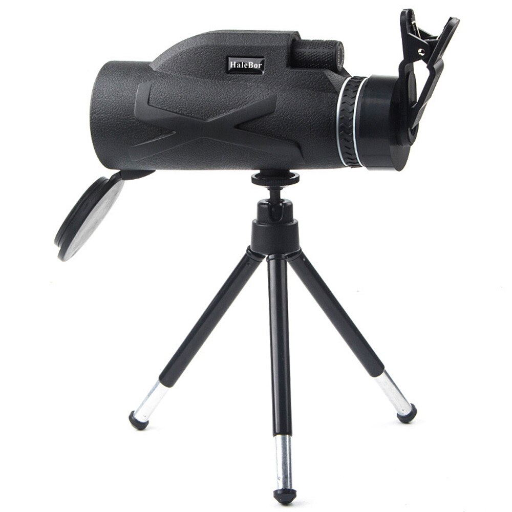 Krachtige enkeloog lange afstand 10000m telescoop zoom hoge hd jacht optische telescoop voor smartphone 80 x 100 telescoop: B