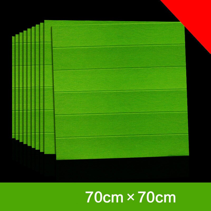Träpanel väggdekal pe skum självhäftande vattentät hem väggmålning 70 x 70cm för barnrum tv bakgrundsvägg dekor: F