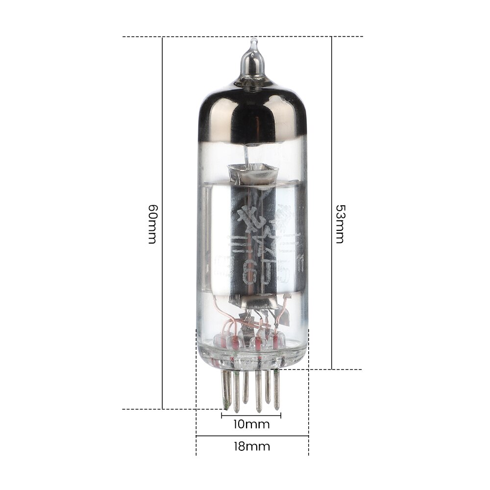 Aiyima 2Pcs 6J5 Vacuüm Buizen Klep Vacuüm Elektronische Buis Upgrade Geluidskwaliteit Voor 6Ж1n 6Ж5n 6AH6/6AN5 Pairing audio Versterkers