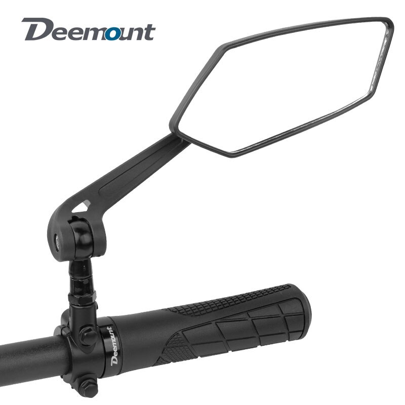 Miroir de vue arrière de vélo, support métallique, montage latéral sur le guidon, réflecteur de vue arrière de Scooter électrique, Rotation pivotante, lentille réglable