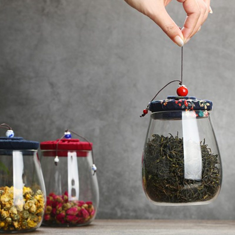 Bocal De Rangement Cuisine En Verre Avec Couvercle - Pour Aliments Secs, Collations - Style Moderne - Neuf