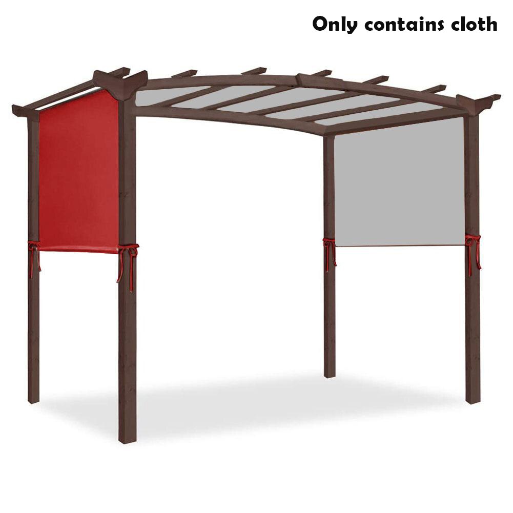 5.2*2m Awning Sun Shade Canopys Cover Sturdy Durable Replacement Awning for Pergola Structures Cover Only No Shelves NIN: Red