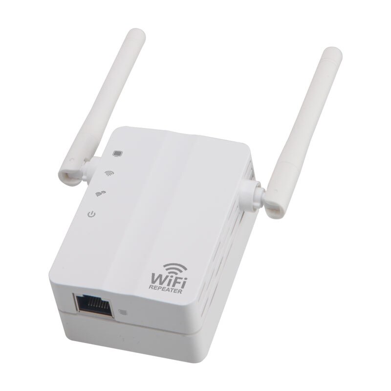 High Flexibility 300Mbps Wireless-N Range Extender WiFi Repeater Signal Booster Network Wireless Router White