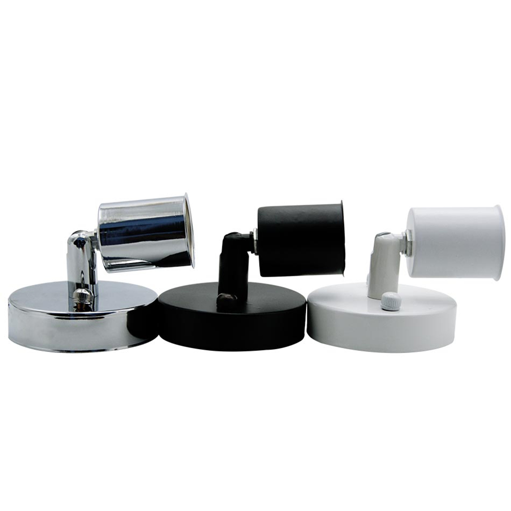 E27 Lamp Houder 180 Graden Bestuurbare E14 Plafond Plaat Ijzer Hanglamp Basis Hittebestendige Keramische Schroef Voor Lamp
