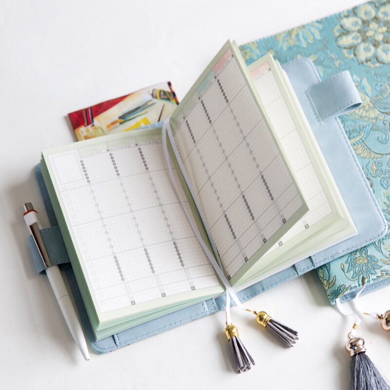 Chinese Style Embroidery Notebook Travel Diary Book Exercise Composition Binding Note Notepad Stationery Office School