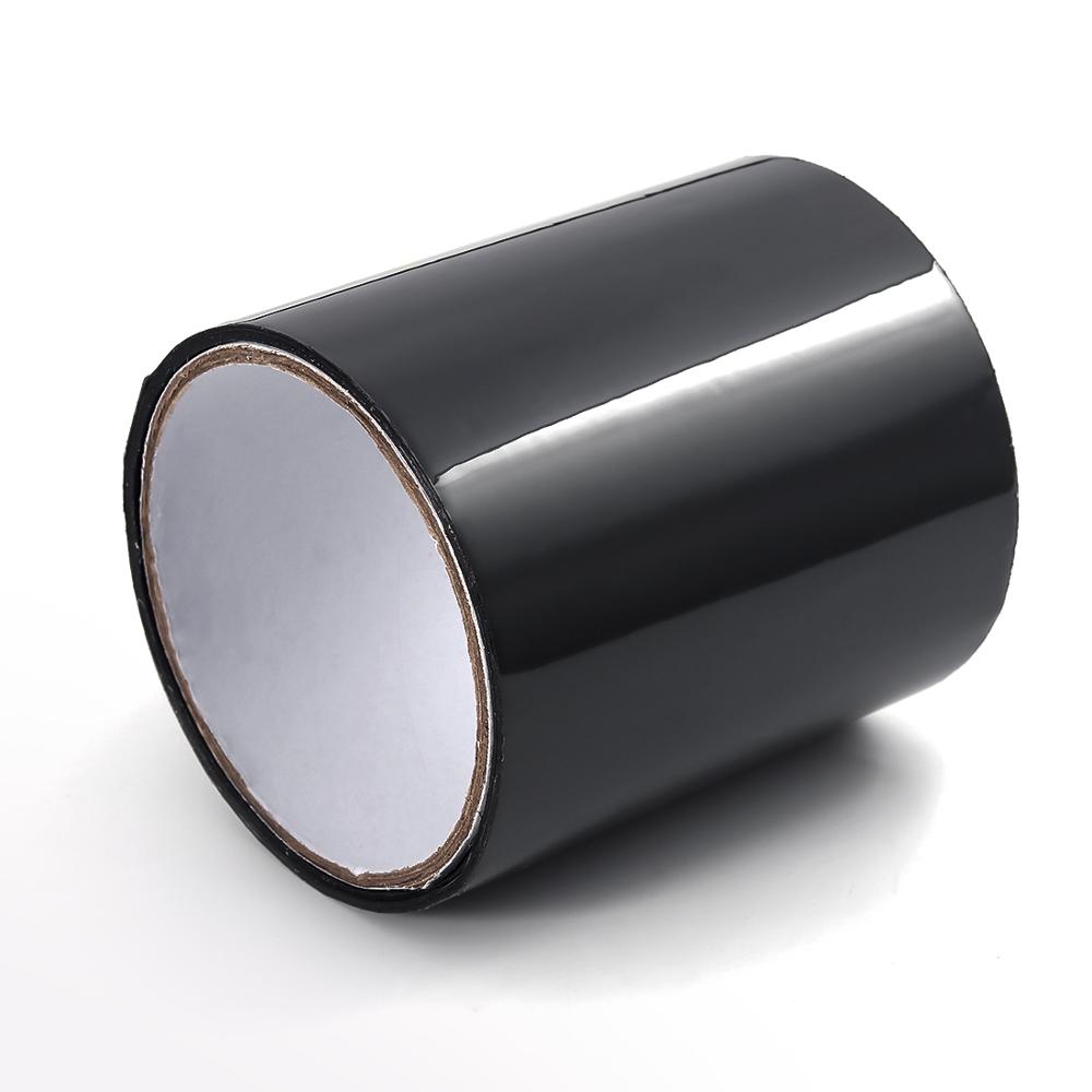 1.52m super fiber strong waterproof tape leak-proof sealing repair tape performance self-adhesive duct tape: Black