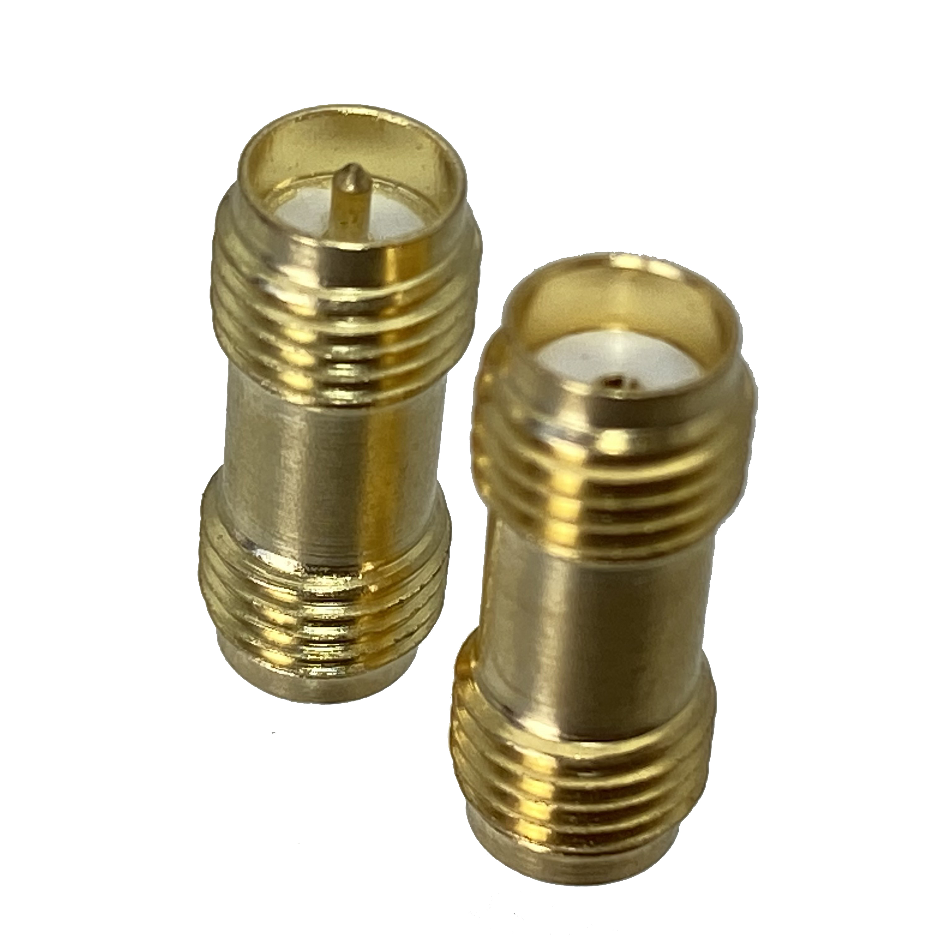 Sma rp sma adapter, sma hane hona rp-sma hane hona antennkontakt, sma kopplare rak 90 graders rf koaxialadapter 50 ohm: Blå