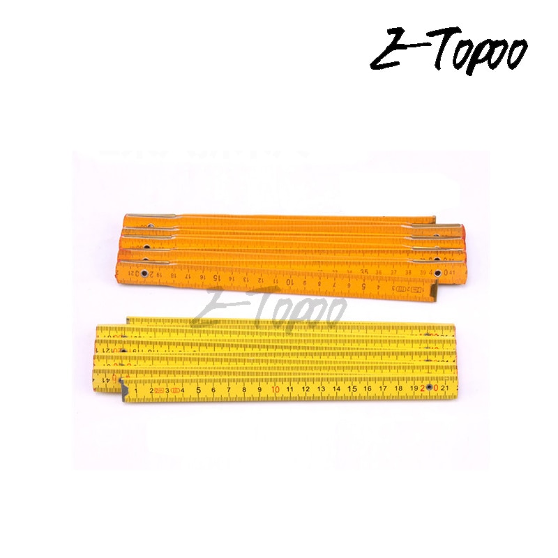 2M Tragbare Falten Mayitr Sauerei Meter Holz Lineal Baumeister Tischler Bildung Messen Werkzeuge