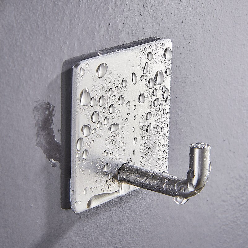 1 Piece Stainless Steel Single Hook Kitchen Bathroom Toilet Towel Rack Clothes Cap Cooking Utensil Hanger