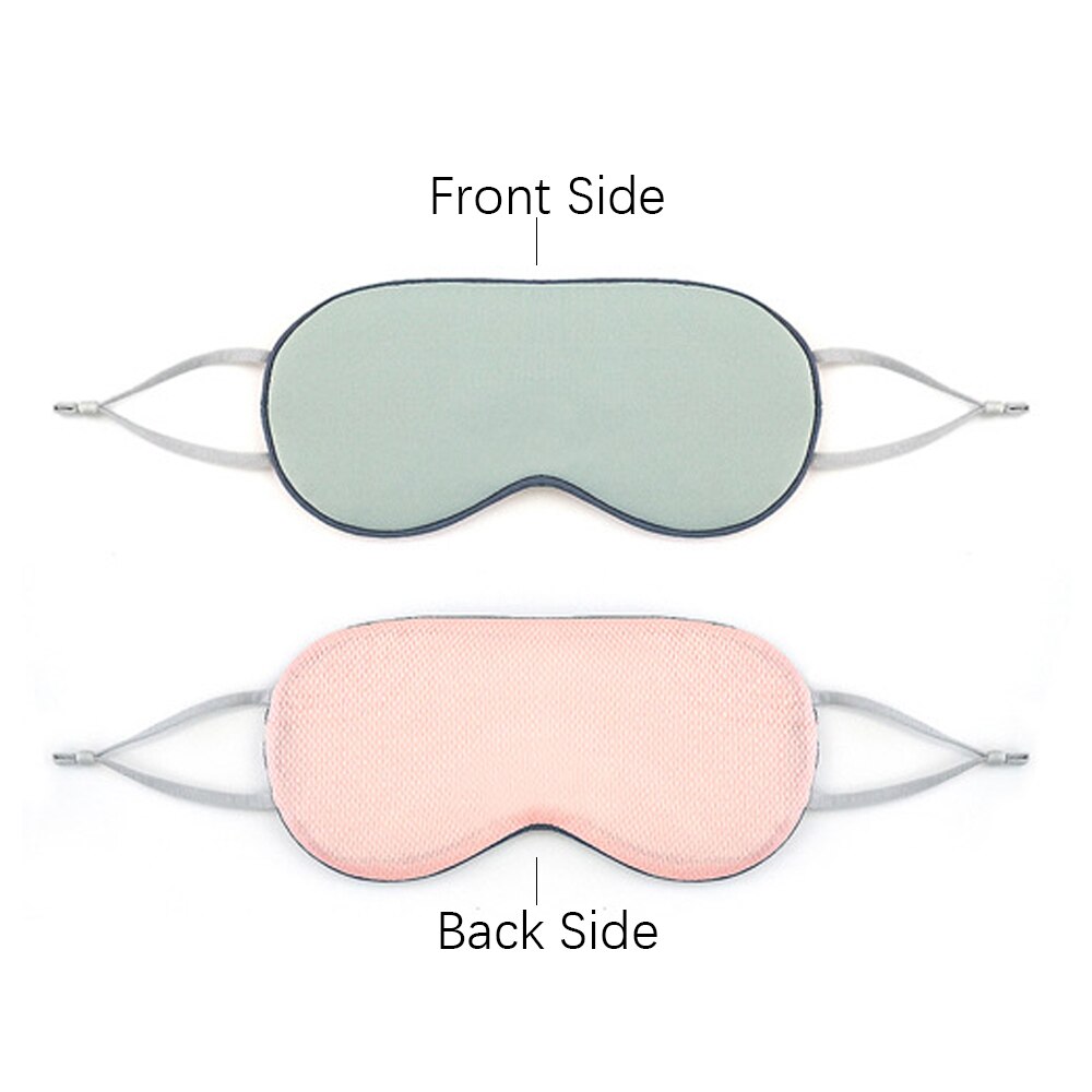 1pc dubbelzijdige slaapmaskers van ijszijde, oogmasker met schaduw, blinddoek, verstelbare ooglap, reisontspanningshulpmiddelen voor de ogen: 01