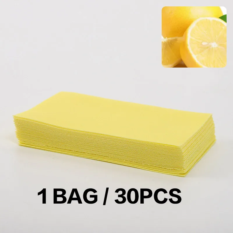 30-150pcs Toilet Cleaner Sheet Mopping The Floor Toilet Household Hygiene Toilet Deodorant Yellow Dirt Toilet Cleaning Tool