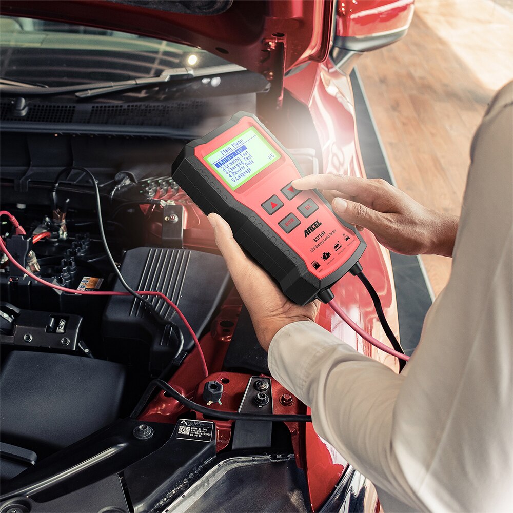 ANCEL BST100 Car Start Battery 12 Volt Battery Multi Languages Battery Tool for Cranking Test Charging Auto Battery Tester
