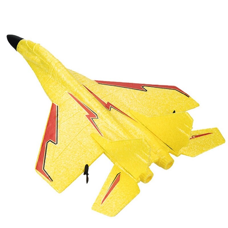 2 Set Cool Rc Vechten Fixed Wing Rc Vliegtuig Mig-530 2.4G Afstandsbediening Vliegtuigen Rc Vliegtuig Kerst , blauw & Geel