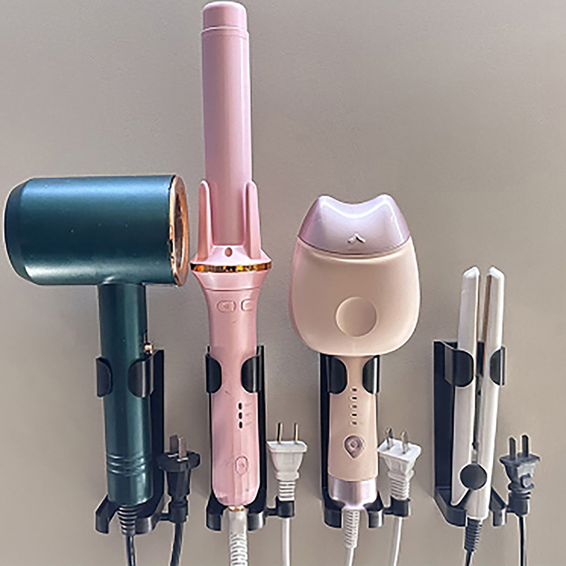 Haarkrulspeld Stijltangen Houder Curling Beugel Wandmontage Föhn Organizer Voor Badkamer Woonaccessoires