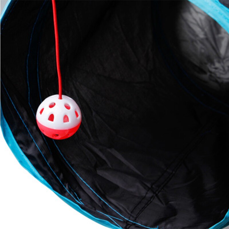 Heißer Faltbare Haustier Katze Tunnel Indoor Outdoor Pet Katze Ausbildung Spielzeug für Katze Kaninchen Tier Spielen Tunnel Rohr 2/ 3/4/5 löcher 14 Farben