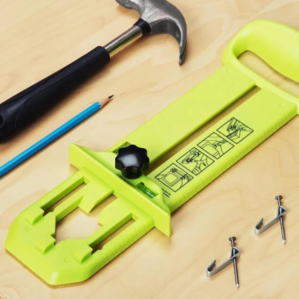 ABS photo frame ruler spirit level angle measuring instrument Picture hanging kit measuring ruler for hanging pictures