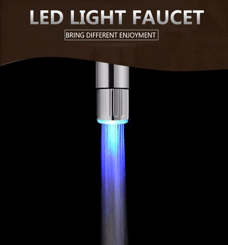 7 Kleur Veranderende Led Kraan Licht Led Light Water Kraan Waterbesparende Keuken Beluchter Licht Led Kraan Beluchter