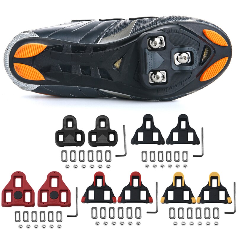 Bicycle Pedal Cleats Road Bike Self-Locking Plate Look Keo Ultralight Cycling Pedal Shoes Cleat Floating Bike Accessories