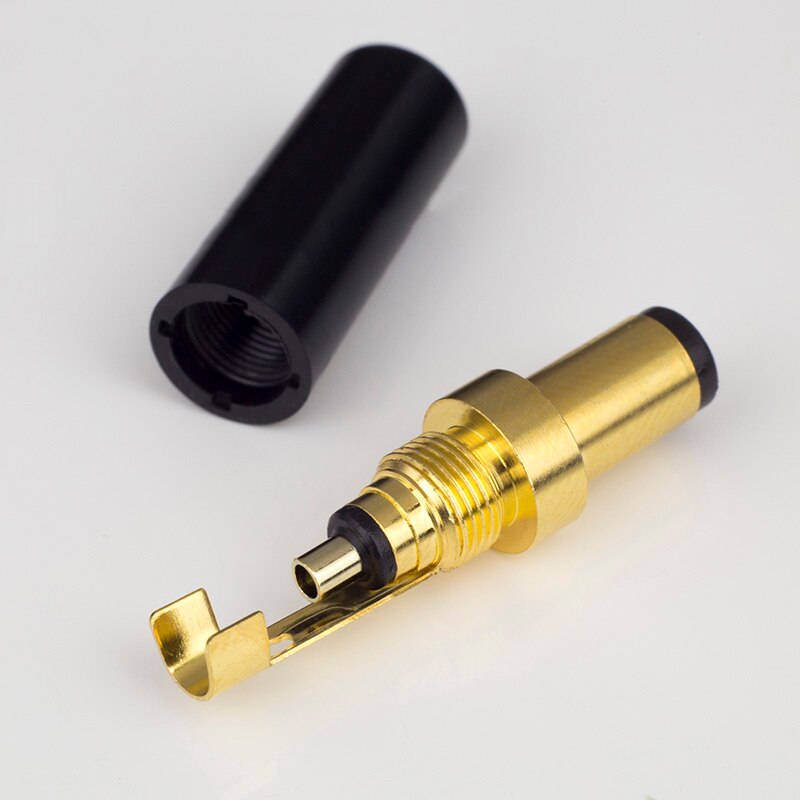 Prise d'alimentation cc pour ligne de sortie linéaire, 1 pièce, plaqué or, 5.5x2.5mm, 5.5x2.1mm, 4.0x1.7mm, 3.5x1.3mm, DIY