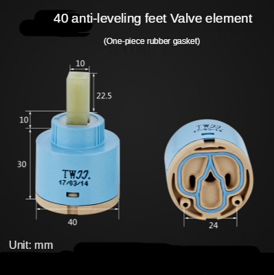 For Kitchen Bathroom Faucet Replacement Accessories Faucet Mixing Valve Faucet 1 Pack 35/40mm Replacement Ceramic Cartridge: K