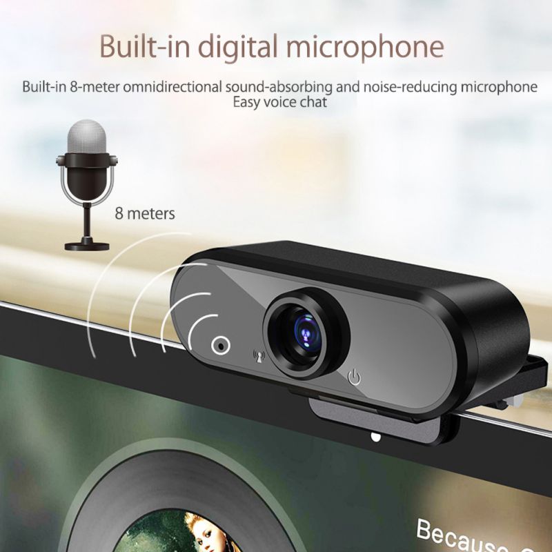 1080P HD Webcam Web Camera Built-in Microphone Auto Focus 90 ° Angle Of View Webcam Full Hd 1080p Camara Web home security