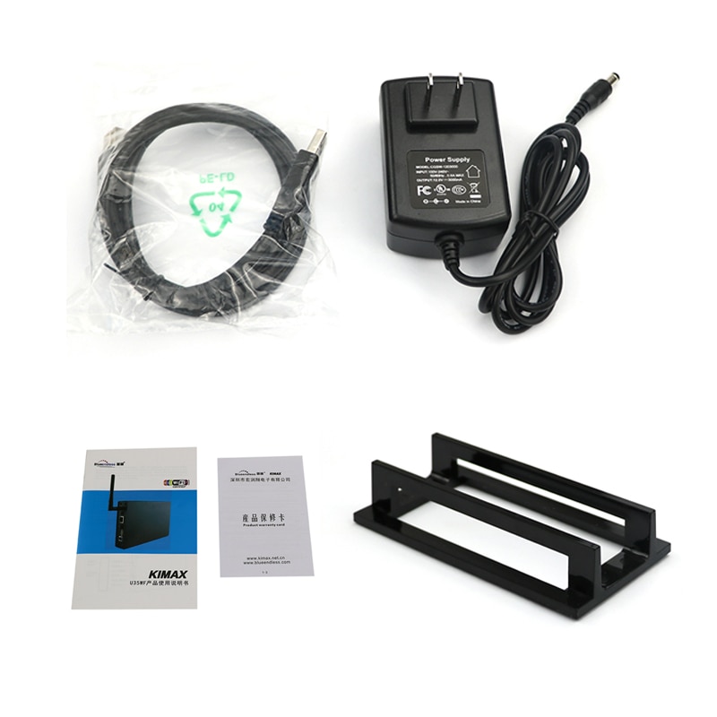 Draadloze Opslag Hdd Behuizing 3.5 ''Sata Wifi Router Signaal Range Expander RJ45 Usb 3.0 Pc Hard Disk Case Blueendless