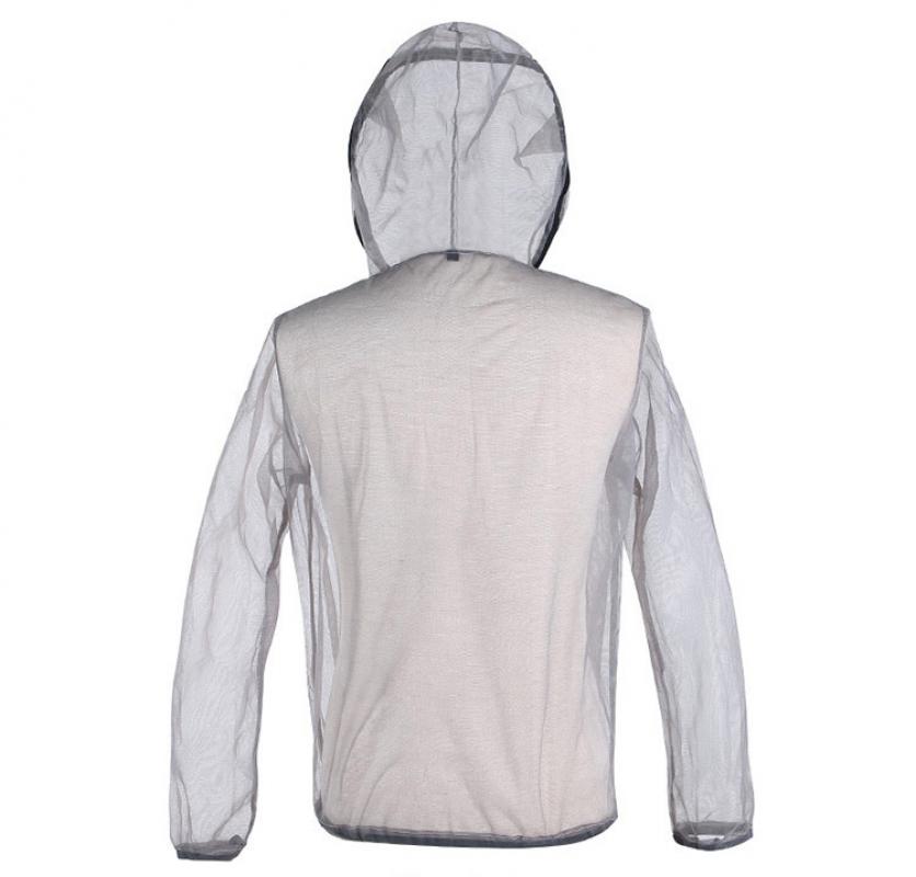 Portable Breathable Netting Insect Repellent Jacket Fishing Anti Mosquito Biting Mesh Hooded Clothing For Outdoor Camping Hiking