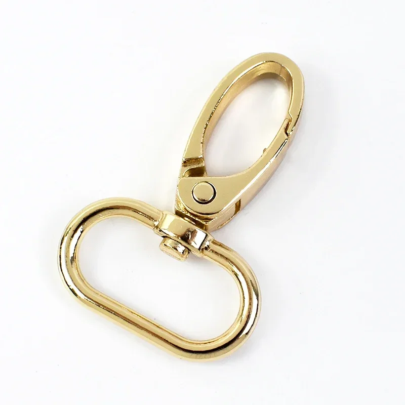 5/10/20/30 Stuks 25Mm Draaibare Kreeft Sluiting Voor Riem Tas Metalen Gespen Riem Riem Snap Haken Sleutelhanger Karabijnhaak Diy Accessoires: 7 # / Goud