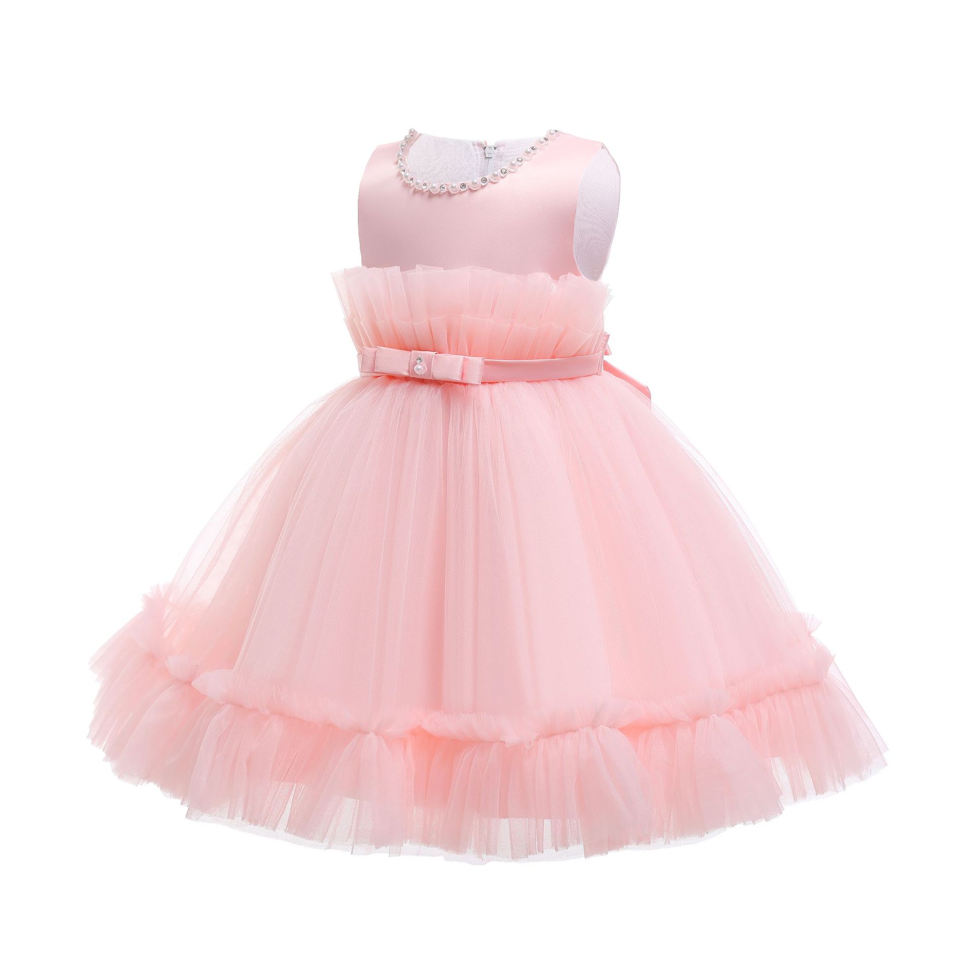 Baby Girls Dress Newborn Clothes Princess Dresses For Baby first 1st Year Birthday Dress Carnival Costume Infant Party Dress: Pink / 24-36M(Size 90)