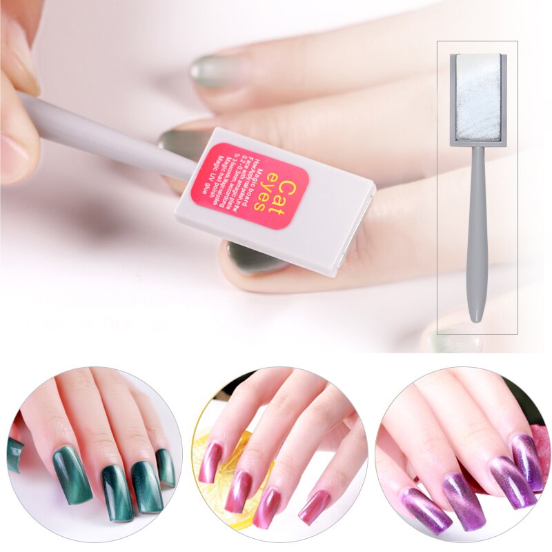 Kocie oko magnes długopis magnetyczny robić paznokci kocie oko cylindryczny magnes narzędzie magnes wielofunkcyjny magnes zdobienie paznokci dekoracje: Default Title