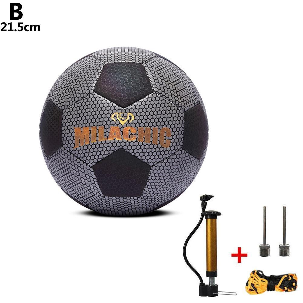 Glowing Reflective Soccer Ball, Light Up Soccer Ball, Light Up Football, Much Brighter Than Glows In Dark Soccer Ball: B