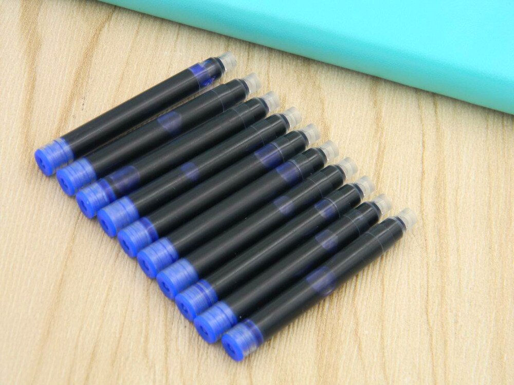 10 st blauw fit voor KANTOOR metalen vulpen INKT vullingen