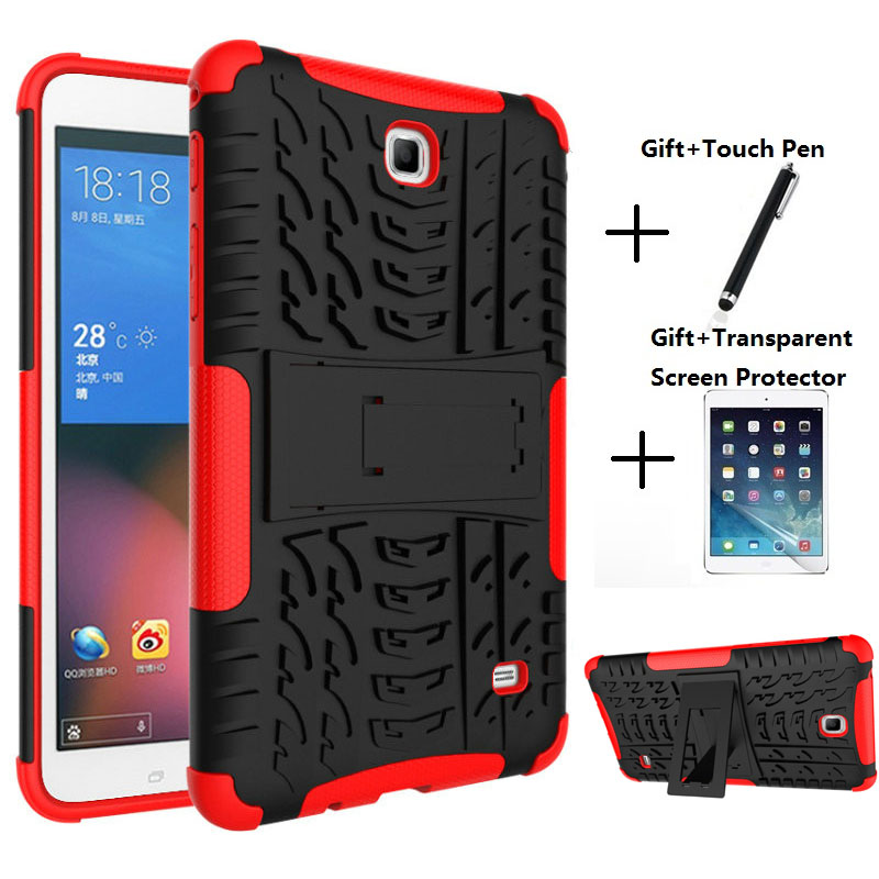 For Samsung Galaxy Tab 4 7.0 SM T230 Case Cover Coque T231 T235 Heavy Duty Rugged Impact Hybrid Case Kickstand Protective Cover
