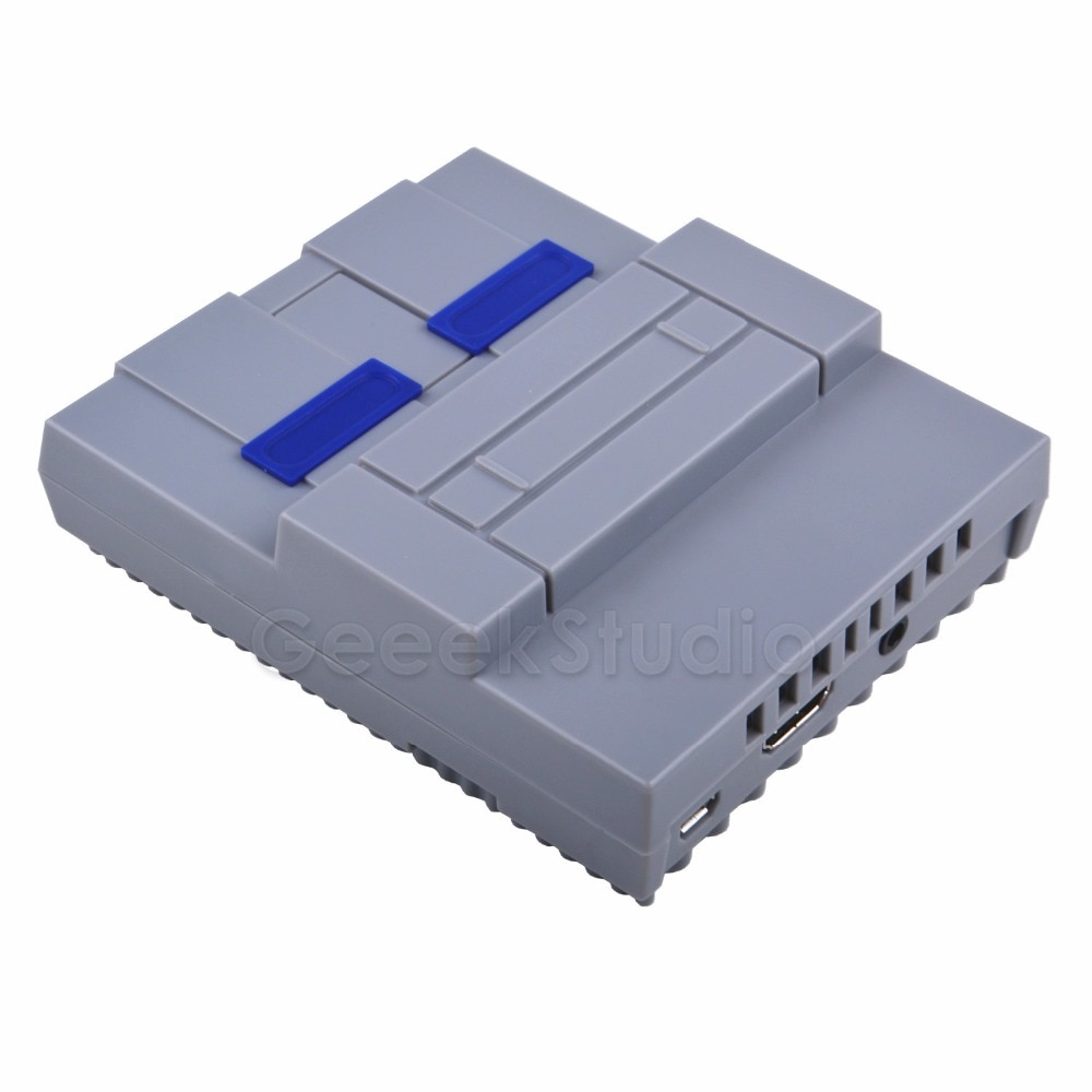 SNES Style Case NES Case Enclosure Kit with Cooling Fan Heatsinks for Raspberry Pi 3 Model B Plus / 3 B / 2 B / NESPi