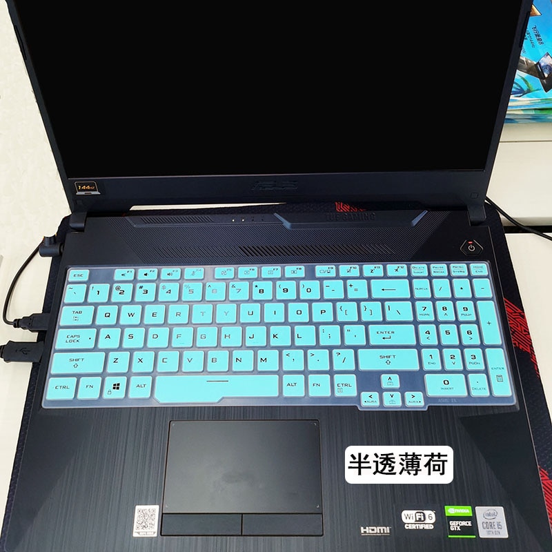 Asus tuf gaming  a15 fx506 fx506iu fx506iv fx506ii fx506ih /  tuf  a17 fx706 fx706ii fx706iu kannettavan tietokoneen näppäimistön kannen suoja